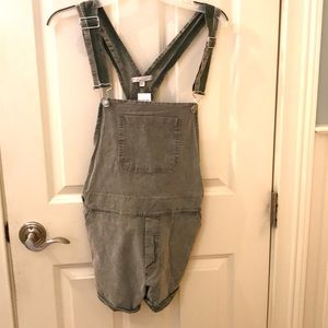 Don’t Ask Why corduroy short overalls